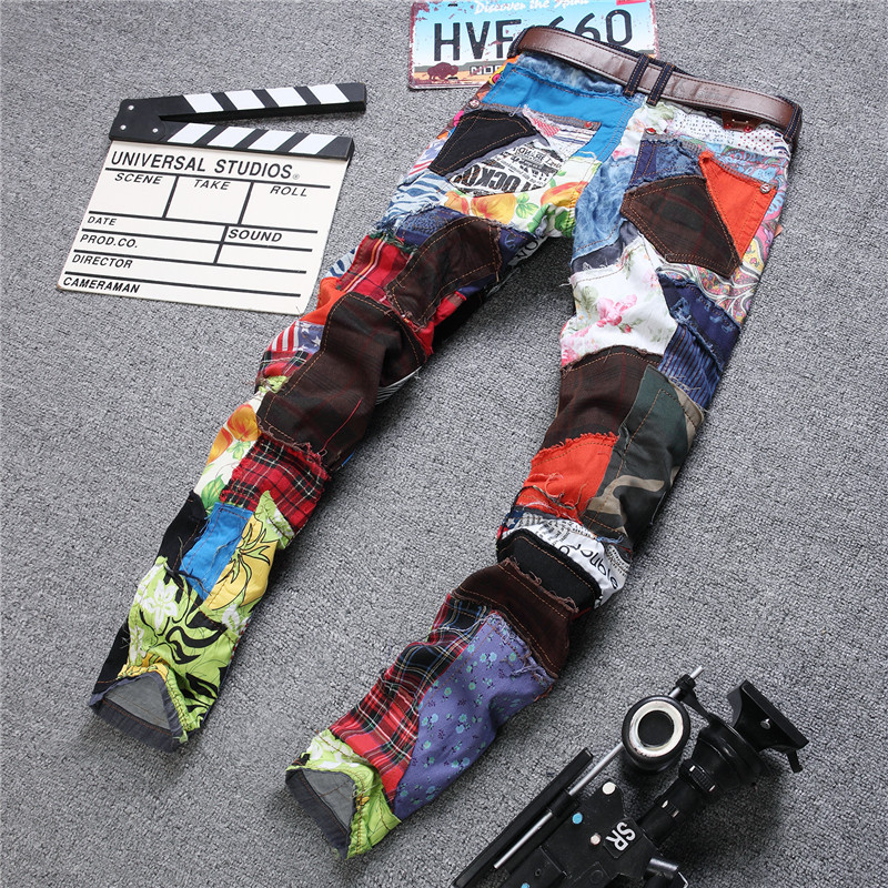 High Quality Designer Replica Cotton Patchwork Mens Lv''s Two